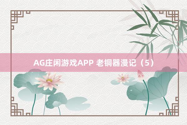 AG庄闲游戏APP 老铜器漫记（5）