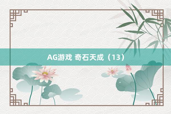 AG游戏 奇石天成（13）