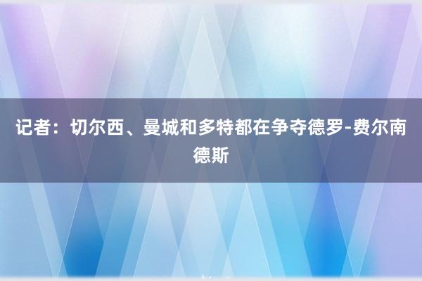 记者：切尔西、曼城和多特都在争夺德罗-费尔南德斯