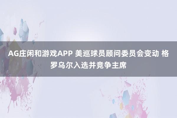 AG庄闲和游戏APP 美巡球员顾问委员会变动 格罗乌尔入选并竞争主席